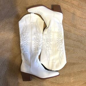 White Cowboy Boots